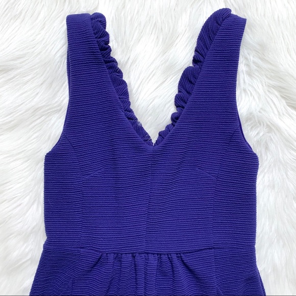 SOLD-Anthropologie Ruffled V Neck Pencil Dress - Picture 7 of 12